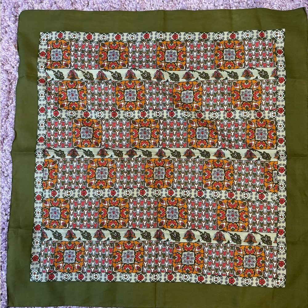 Symphony Scarfs Olive Green Scarf